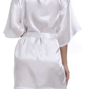 Alternative view of Peignoir en satin