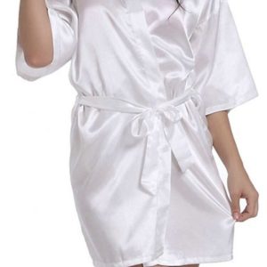 Peignoir en satin